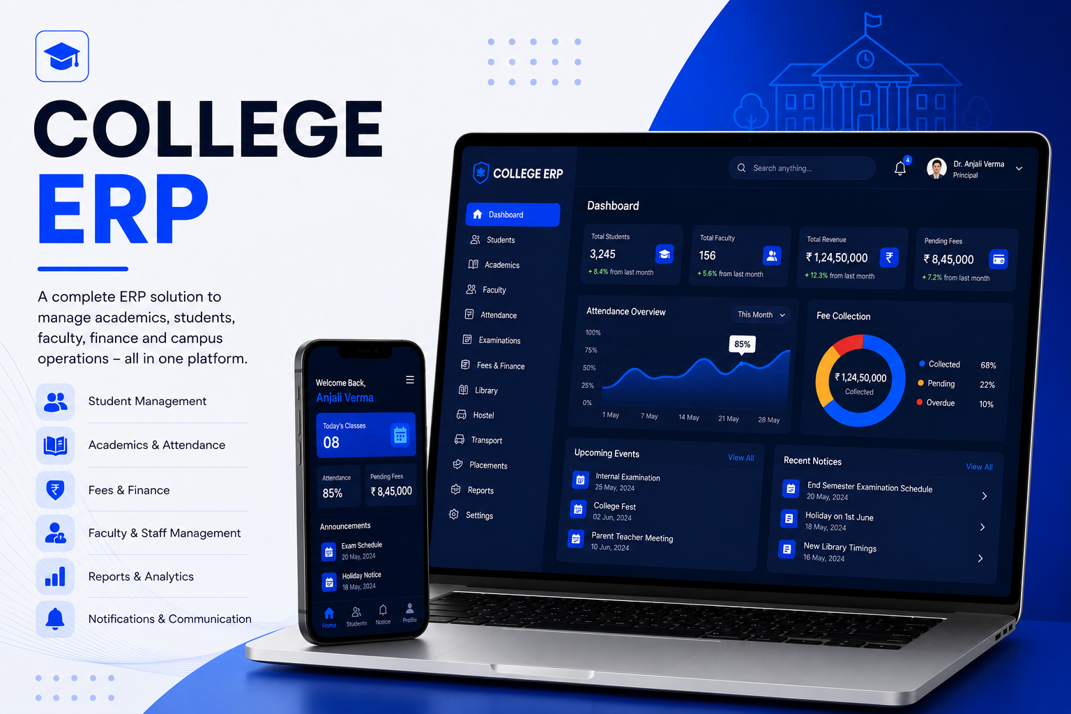 College ERP — VertexWing