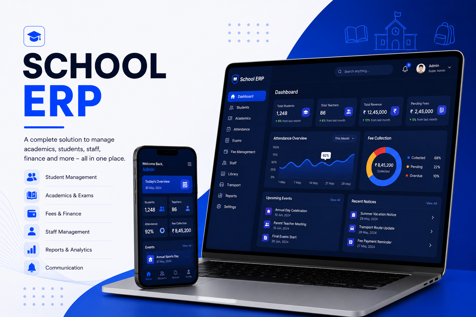 School ERP — VertexWing