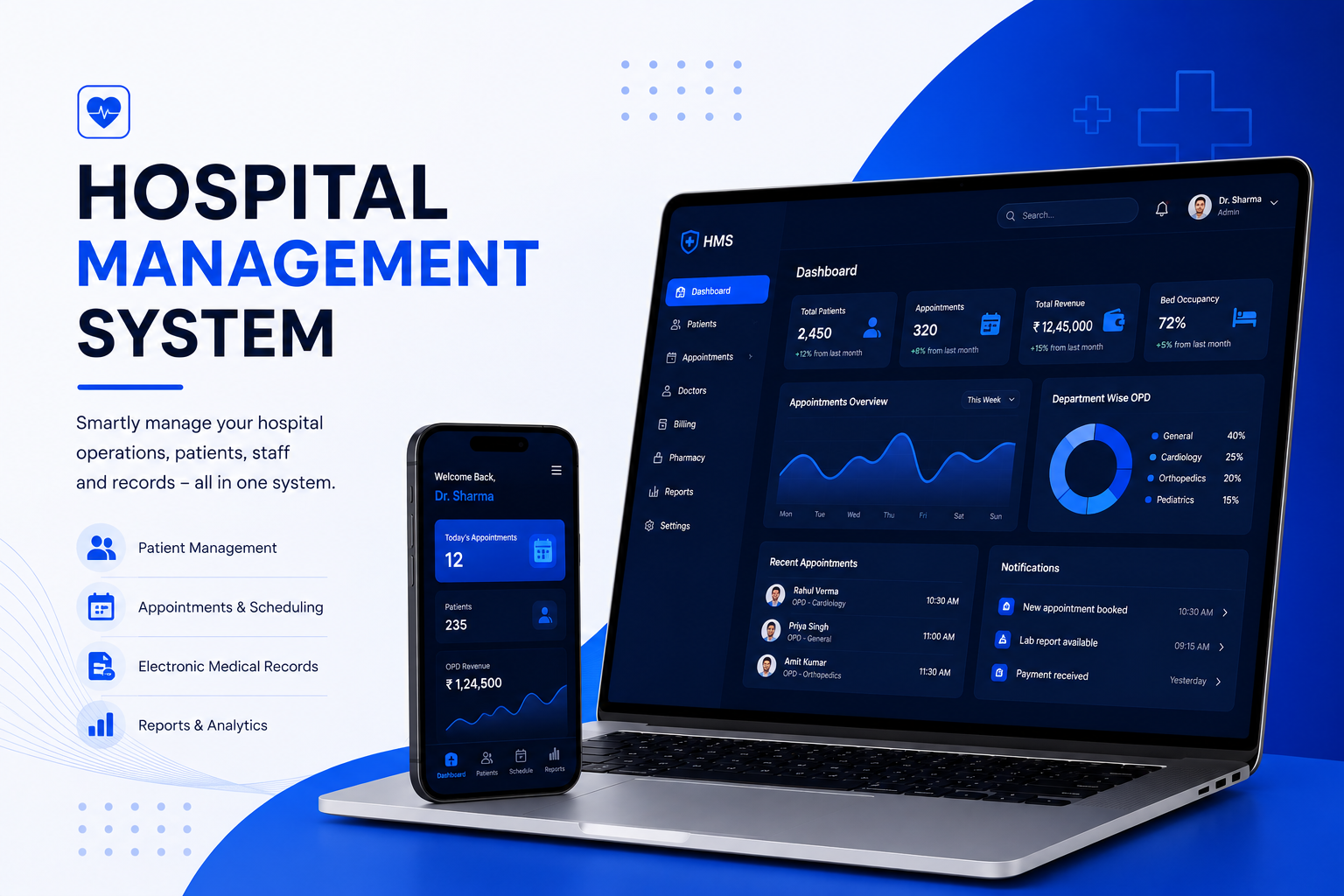 Hospital Management System — VertexWing